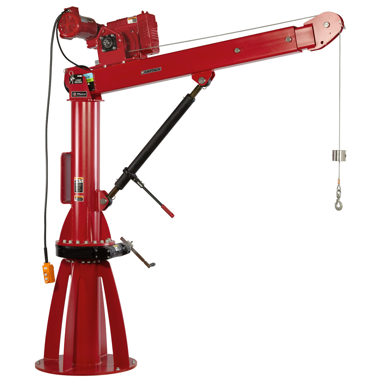 Thern 5FT40-E2 Stationary Davit Crane - Captain Series - 5500 lbs WLL Questions & Answers