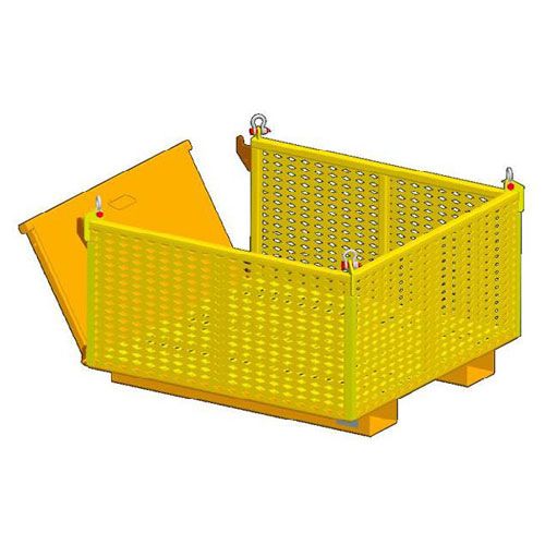 M&W 48" Drop Side Material Basket - 2500 lbs WLL - #12902 Questions & Answers