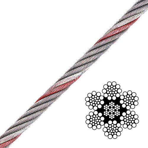 1/2" 6x19 Class Wire Rope - 26600 lbs Breaking Strength Questions & Answers