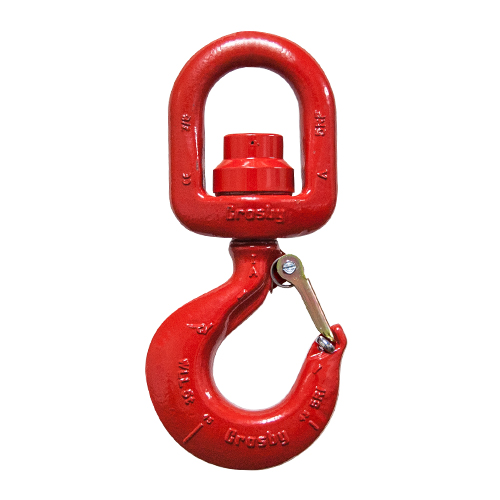 Crosby L-3322B 3 Ton Alloy Ball Bearing Swivel Hook w/ Latch - #1028618 Questions & Answers