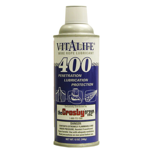 Crosby V-400 Vitalife 12 oz Wire Rope Lubricant - #1038946 Questions & Answers