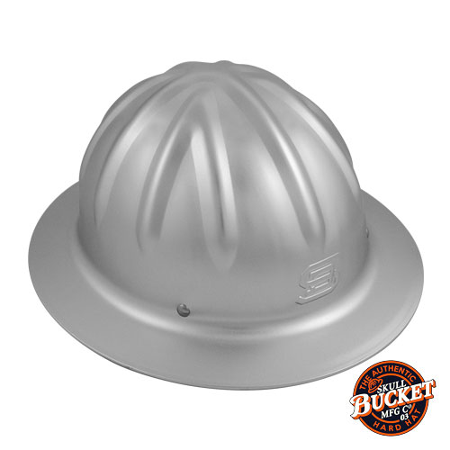 Skull Bucket Aluminum Full Brim Hard Hat - Silver Questions & Answers