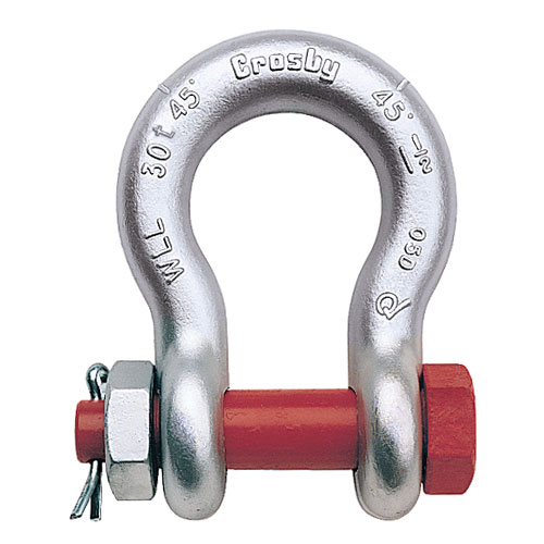 Crosby 7/16" G-2140 Alloy Bolt Type Anchor Shackle - 2-2/3 Ton WLL - #1021020 Questions & Answers