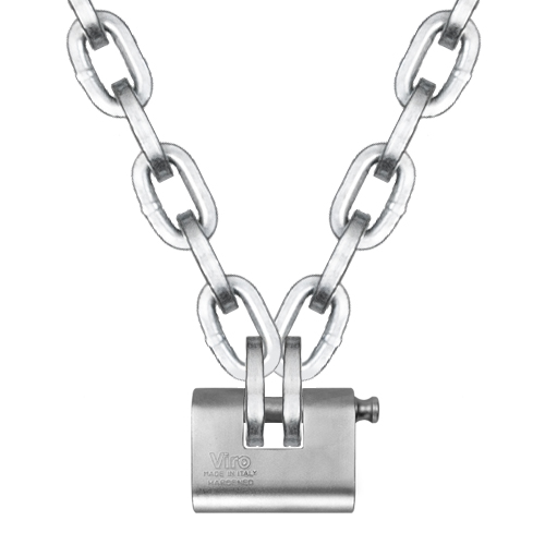 Pewag 1/2" (12mm) Security Chain Kit - 10 ft Chain & Viro Padlock Questions & Answers