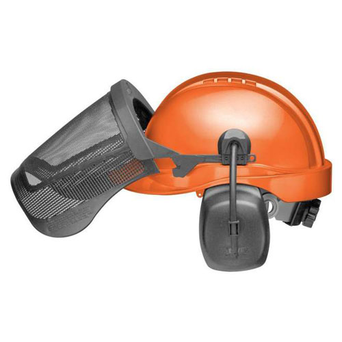 Elvex ProGuard Chainsaw Safety Helmet Kit - NRR 25 dB Questions & Answers