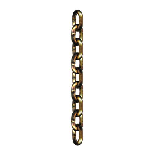 Would this chain be okay for an outdoor swing bed?  The weight load is approx. 650 lbs or less.  Four chains @ 7ft to distribute the weight.