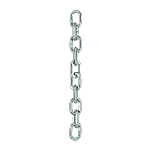 Hi, I need to know if there are any galvanic corrosion concerns using this Grade 50 Stainless Chain with Grade 306 or 316 Stainless. This chain will be used for rock climbing and will be exposed to an outdoor environment for an extended period of time and will be connected to bolts using grade 306/316 stainless quick links. Thank you, Christian Fracchia