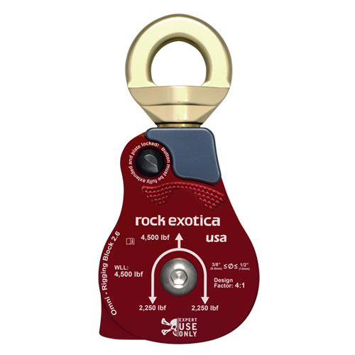 Rock Exotica 2.6" Omni-Block Swivel Pulley Questions & Answers