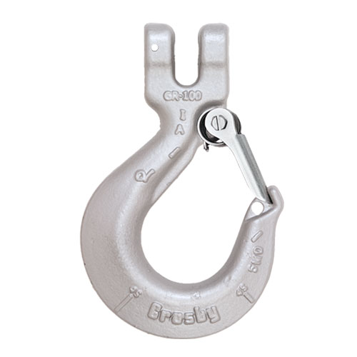 Crosby 5/8" L-1339 Grade 100 Clevis Sling Hook w/ Latch - 22600 lbs WLL - #1049158 Questions & Answers