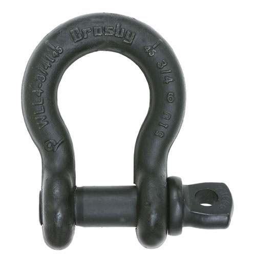 Crosby 3/8" S-209T Screw Pin Anchor Shackle - 1 Ton WLL - #1018706 Questions & Answers