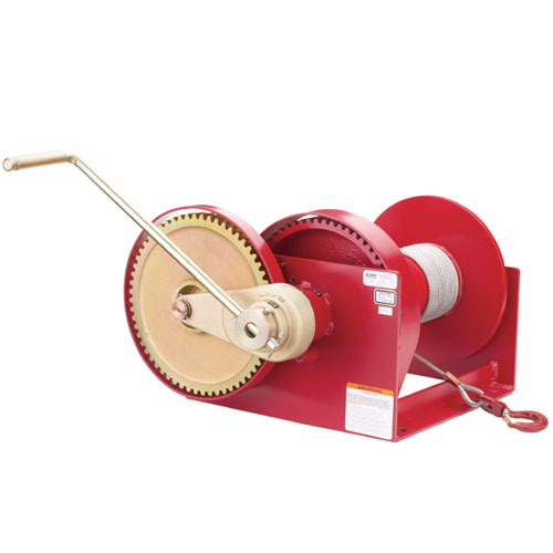 Thern M492B-12 Spur Gear Hand Winch w/ Brake - 10000 lbs Lifting Capacity Questions & Answers