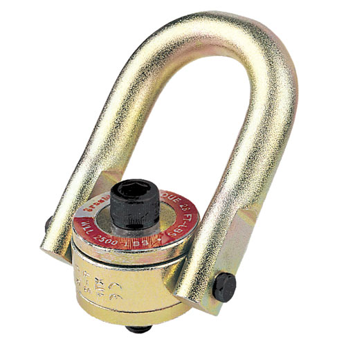 Can the swivel lift hoist ring be used with drilled and grouted thread rod and nuts instead the Allen bolt which threads into a cast insert as suggested in the catalog cuts?  I presume the hoist ring itself is not threaded but smooth such that it slides over the Allen bolt or thread rod.