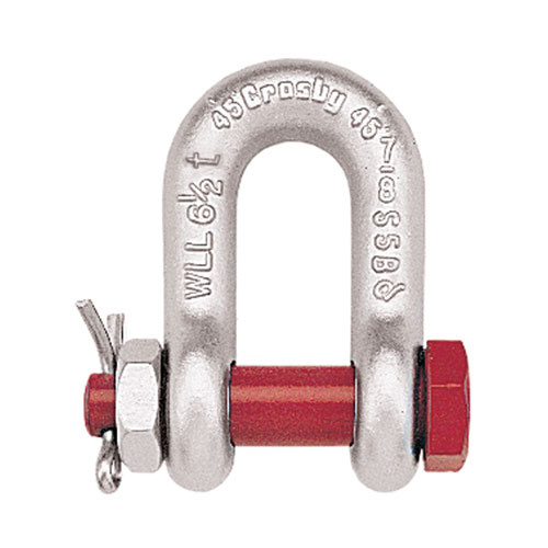 What is the current availability of these items: Crosby #1015163 (7/8" Lok-A-Loy) and Crosby #1019935 (1-1/2" Shackle)?