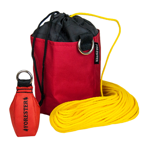 Do you have a 250ft throw line for the Forester throw weight kit with bag?