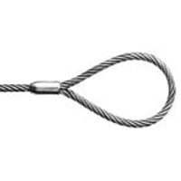 Can you taper and fuse the end of a 3/8" wire rope?