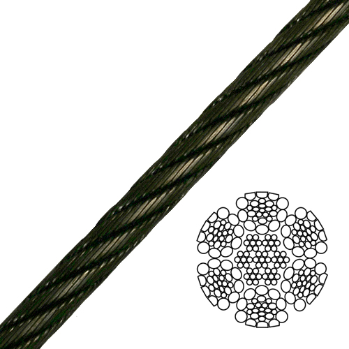 3/4" 6x26 Impact Swaged Wire Rope - 82400 lbs Breaking Strength Questions & Answers