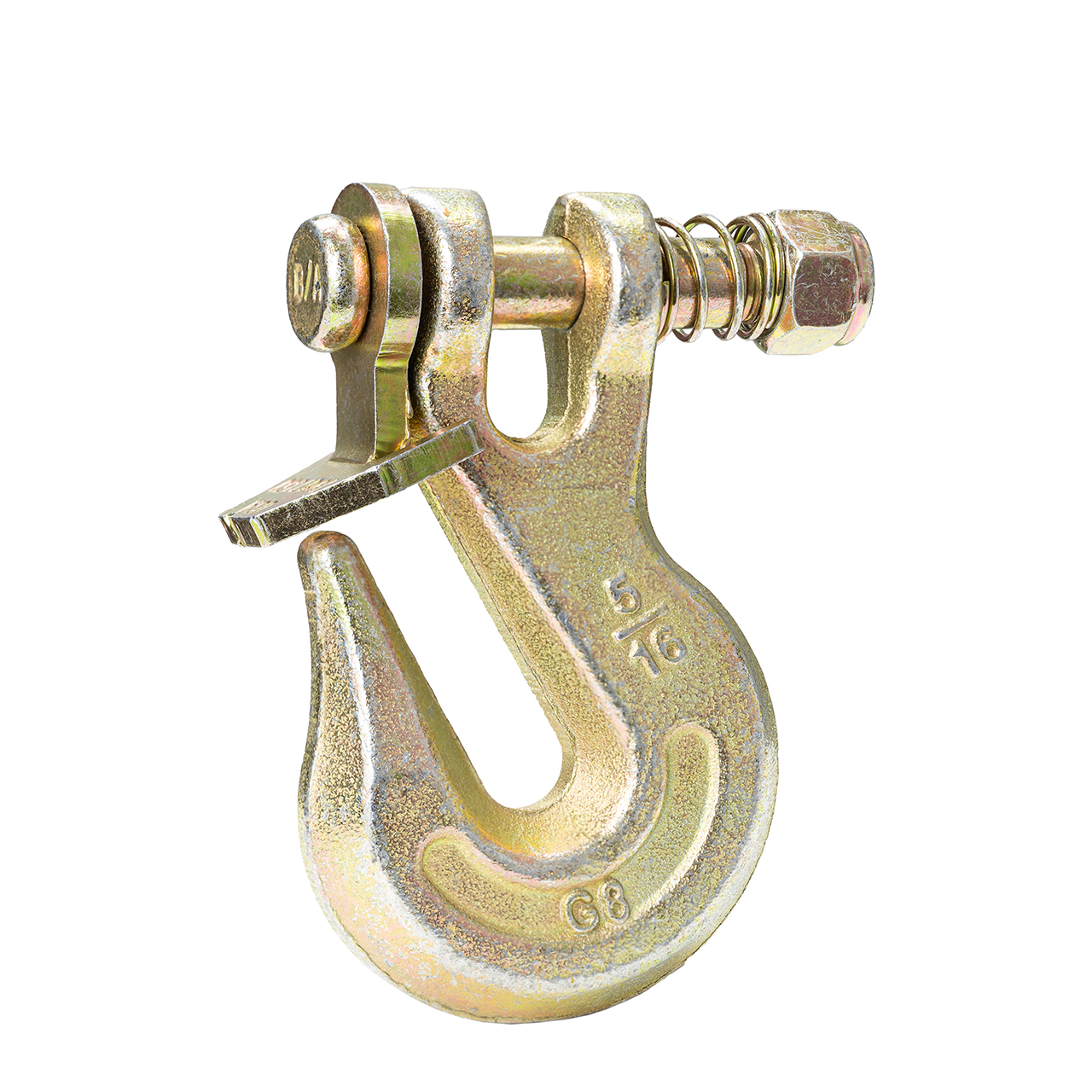 5/16" Grade 80 HD Locking Clevis Grab Hook - 4500 lbs WLL Questions & Answers