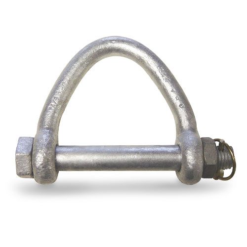 Can you please confirm the ASTM material specification so that we can determine the useable temperature range of this shackle?