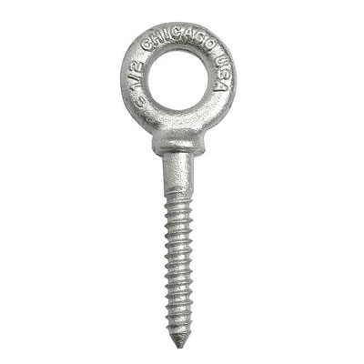 Chicago 3/8" x 2-1/2" Shoulder Screw Eye Bolt Questions & Answers