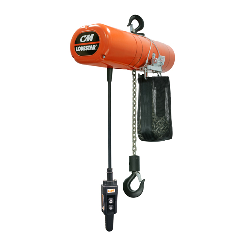 CM 2 Ton x 10 ft Lodestar Electric Chain Hoist - #3532NH Questions & Answers