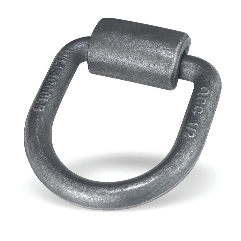 1/2" Forged D-Ring & Weld-on Clip - 4000 lbs WLL Questions & Answers