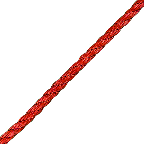 CWC 3/8" Red PolyPro 3-Strand Rope | 2430 lbs Breaking Strength Questions & Answers