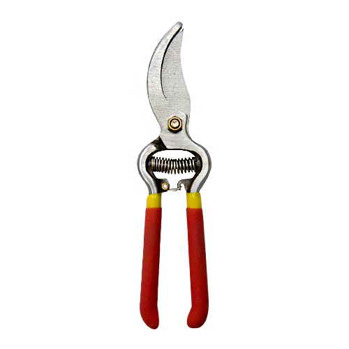 Is this Japanese steel?  Made in Japan?Which has a smaller handle, this one or the Phoenix red-and-white hand pruner?What is the difference between this and the Phoenix red-and-white hand pruner?