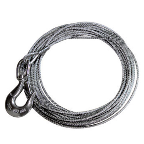 Thern 5/16" x 75 ft Winch Cable - Stainless - 9000 lbs Breaking Strength Questions & Answers