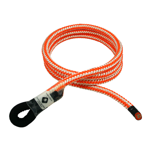 Climb Right 1/2" x 5 ft Orange Split Tail w/ "Ninja Sheath" Eye Questions & Answers