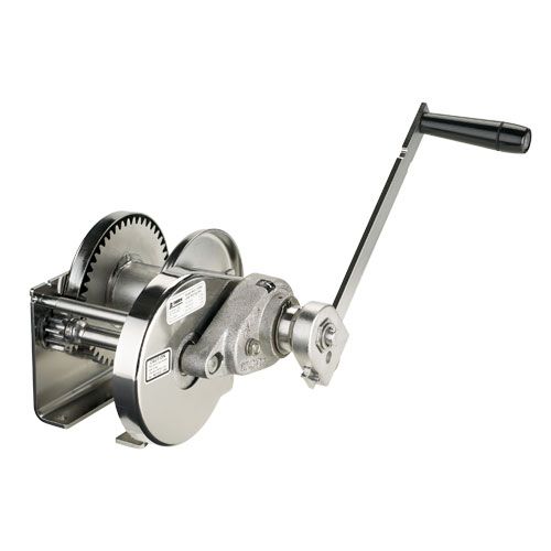 Thern M4312PBSS Stainless Steel Spur Gear Hand Winch w/ Brake - 2000 lbs Lifting Capacity Questions & Answers