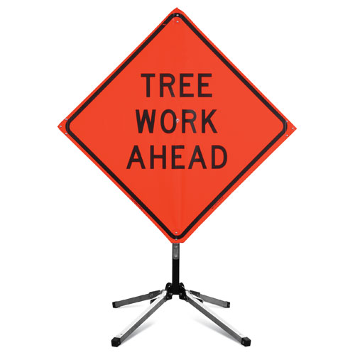 Notch 36" Tree Work Ahead Sign & Stand Combo Questions & Answers