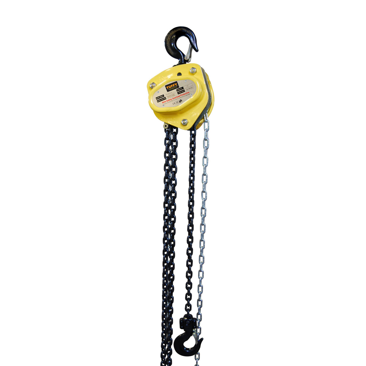 Tuffy CF 1 Ton x 10 ft Hand Chain Hoist - #TUF-CF10-10 Questions & Answers