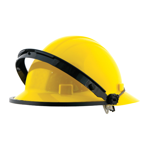 Will this face shield carrier work with MSA V-Gard hard hats?