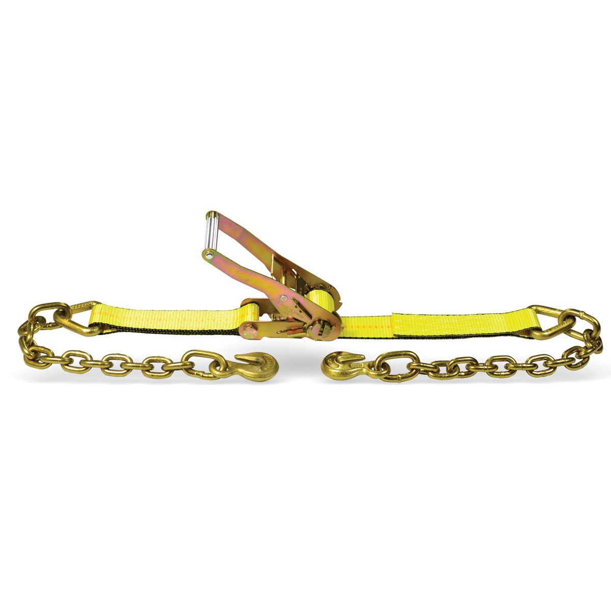 2" x 30 ft Chain Anchor Ratchet Strap - 3335 lbs WLL Questions & Answers