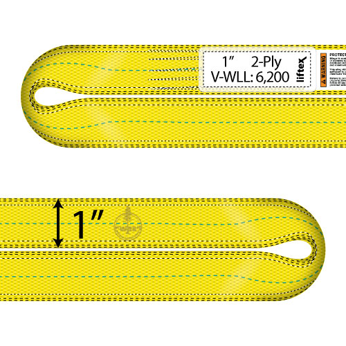 Liftex 2 Ply 1" x 3 ft Endless Pro-Edge Web Sling - 6200 lbs WLL Questions & Answers