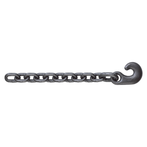 How many links is this tail chain and does it fit on a 1-1/8" winch line?