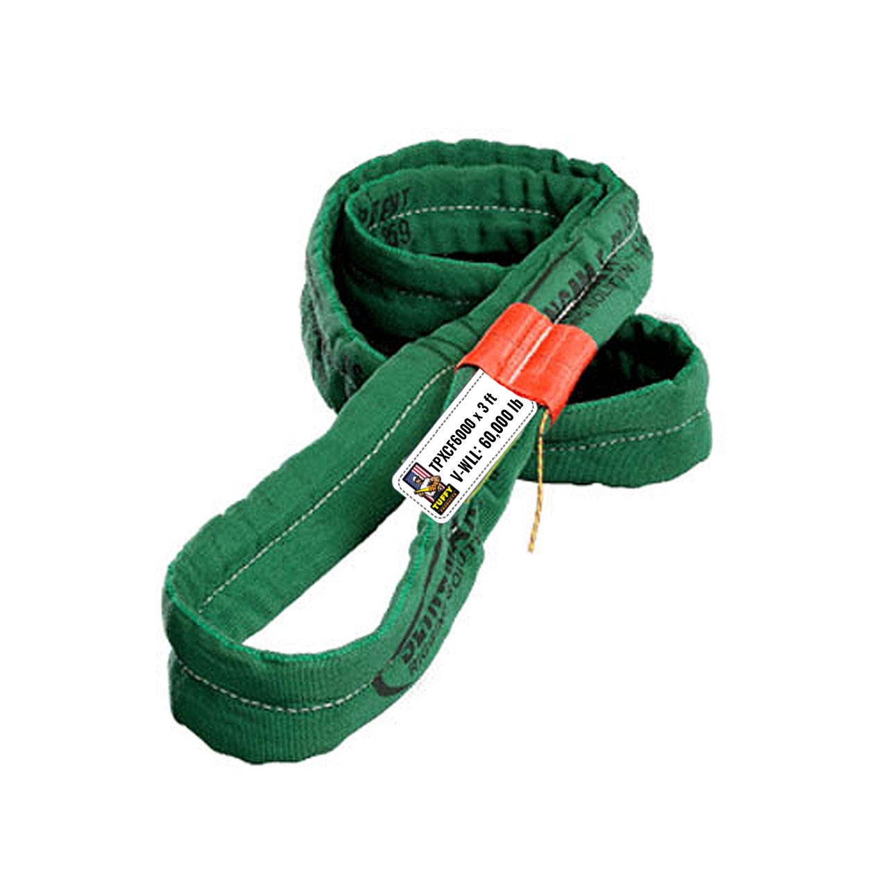 Slingmax Twin-Path Extra Covermax TPXCF6000 03' Synthetic Round Sling - 60,000 lbs. WLL Questions & Answers